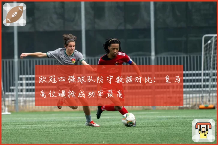 欧冠四强球队防守数据对比：皇马高位逼抢成功率最高